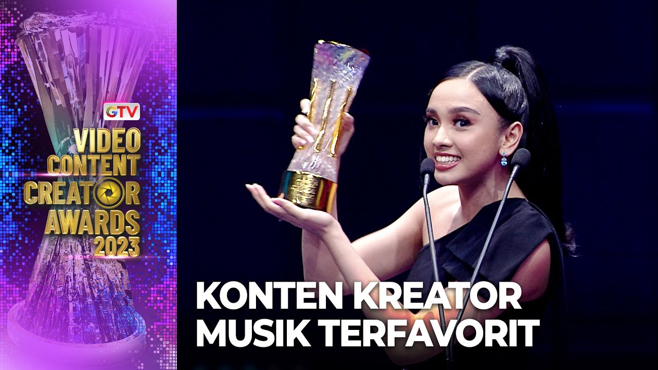 SAMPE GROGI! Lyodra Menang Konten Kreator Musik Terfavorit | VIDEO CONTENT CREATOR AWARDS 2023