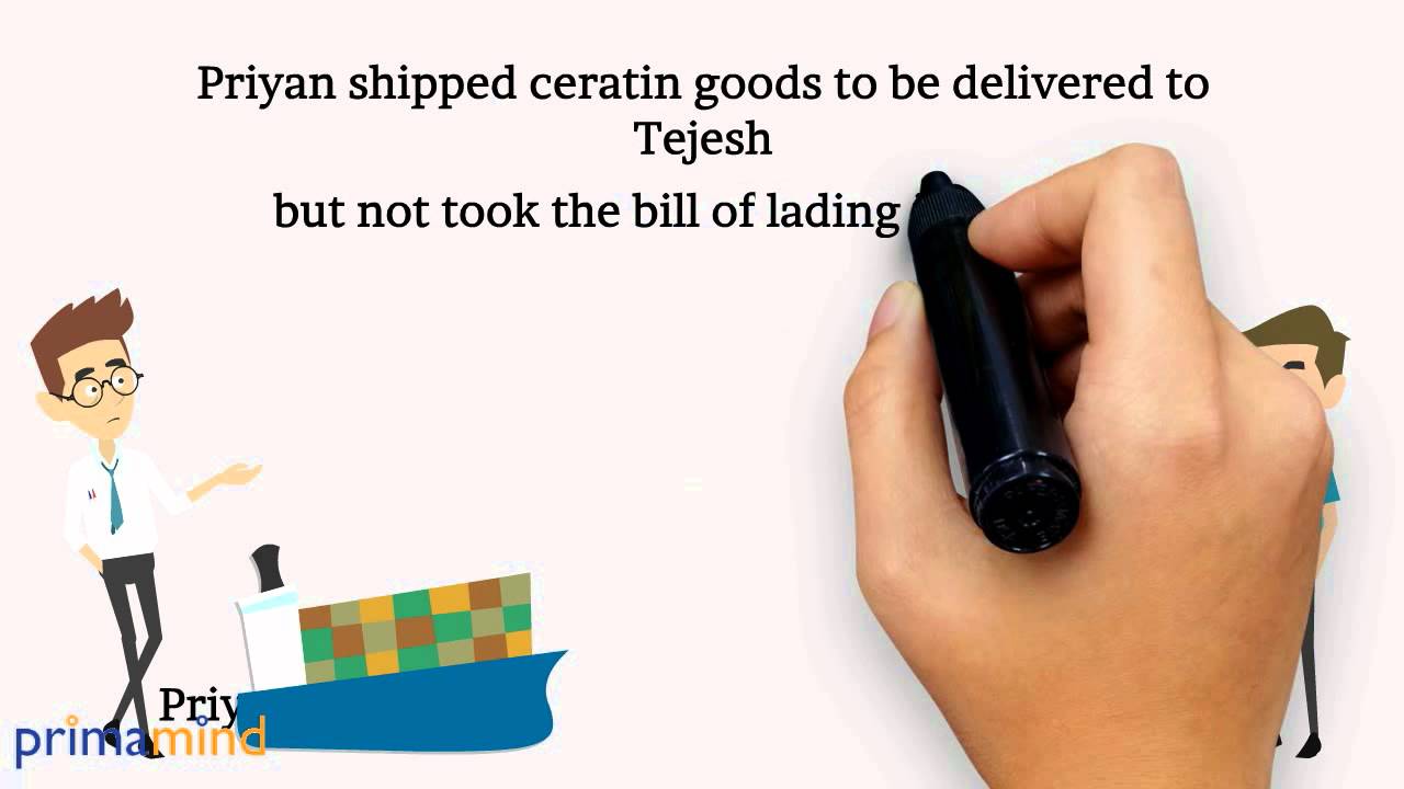 Transfer of risk from seller to buyer.
