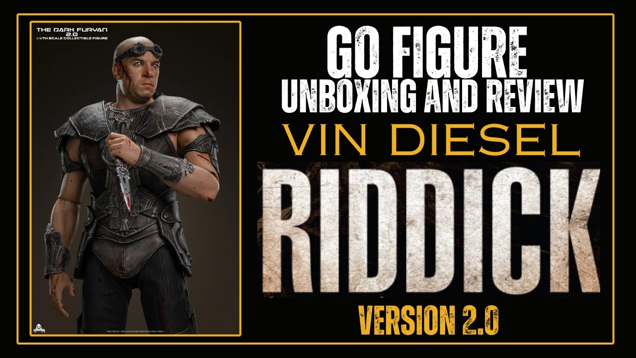 ART FIGURES RIDDICK VIN DIESEL THE DARK FURYAN V2.0 1/6 scale figure unboxing and review