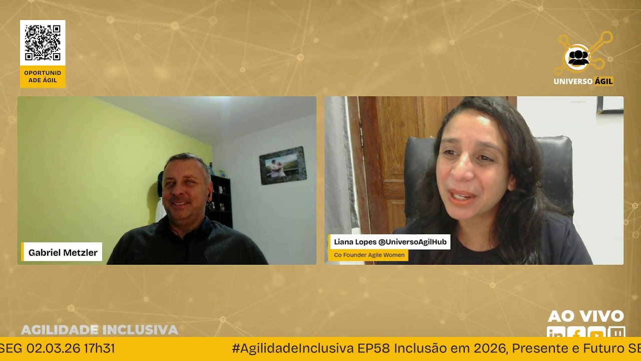 #AgilidadeInclusiva EP58 Inclusão em 2026, Presente e Futuro SEG 02.03.26 17h31