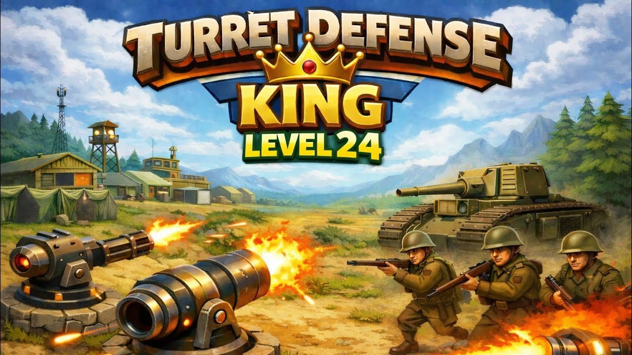 Turret Defense King level 24 walkthrough 