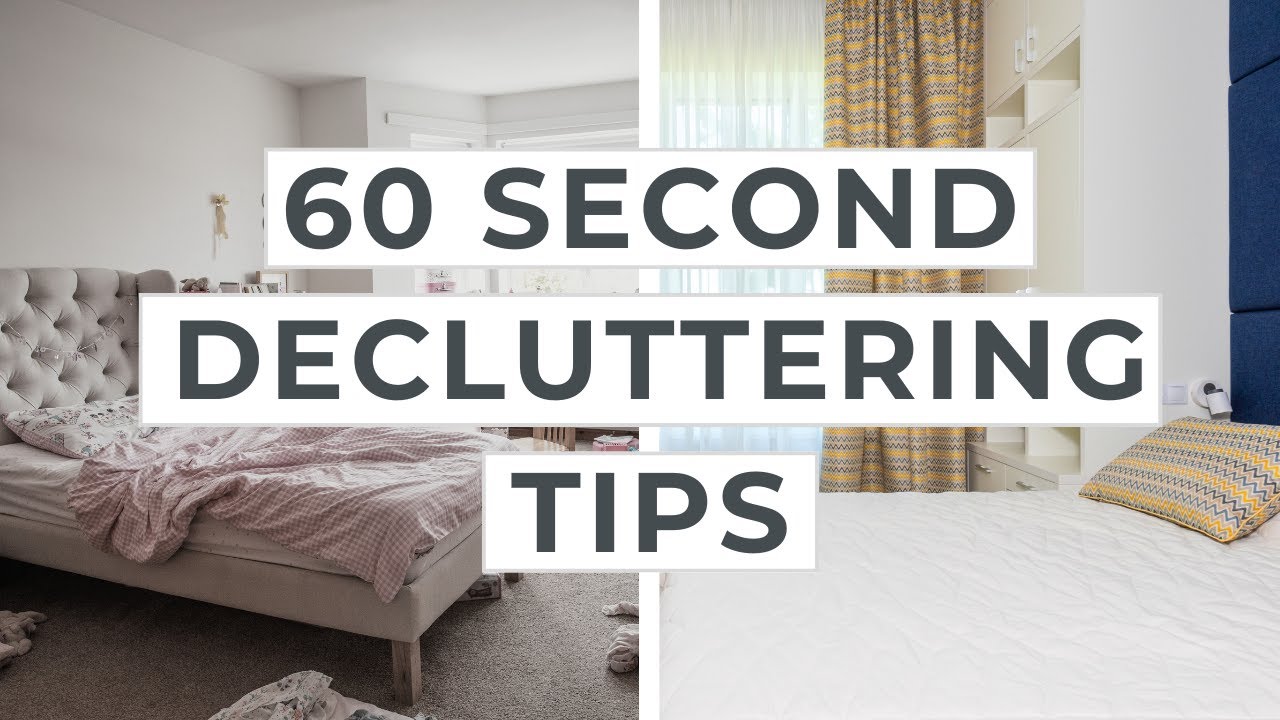 Keep Your Home Clutter Free With THESE 60 Second Habits