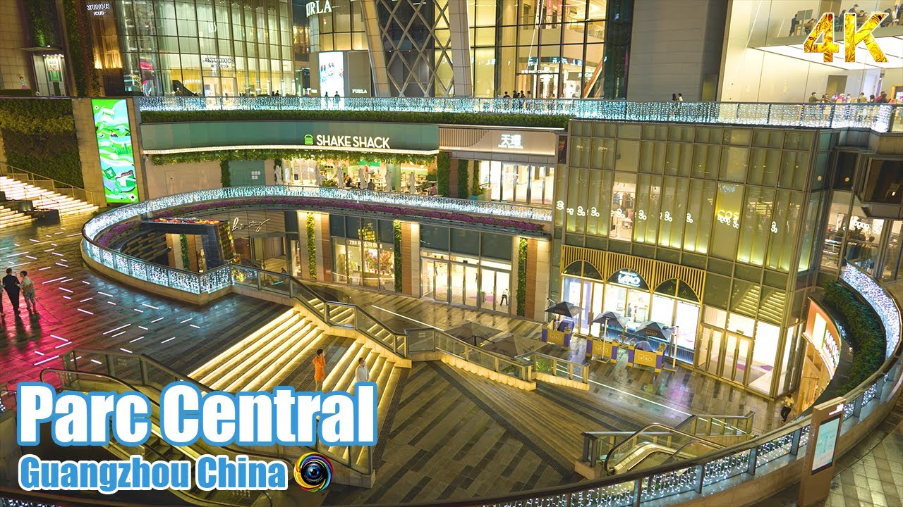 Walk at Parc Central after raining | Guangzhou 4K | China【4K HD】