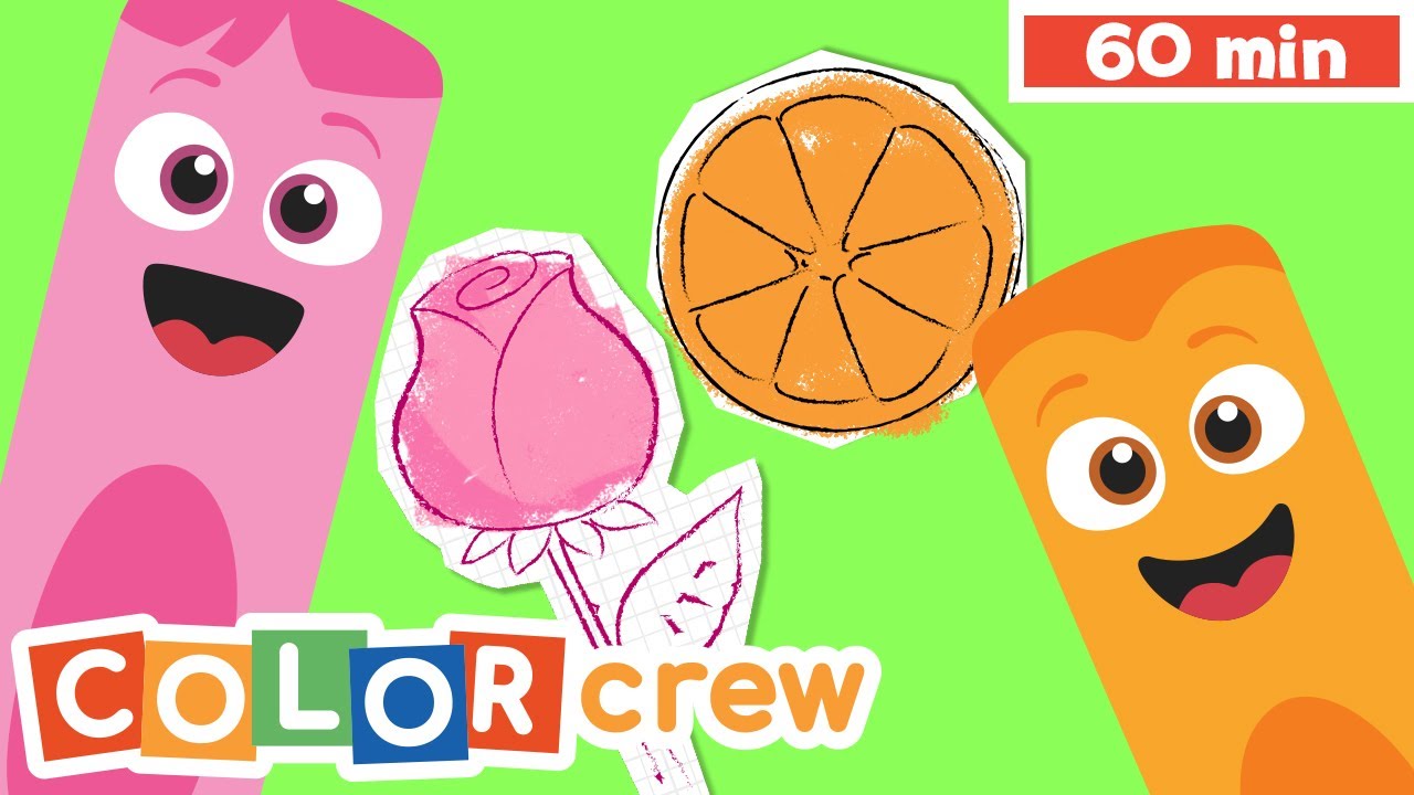 Toddler Learning Video | Color Crew | 1 Hour | @BabyFirst Learn Colors, ABCs, Rhymes & More ​