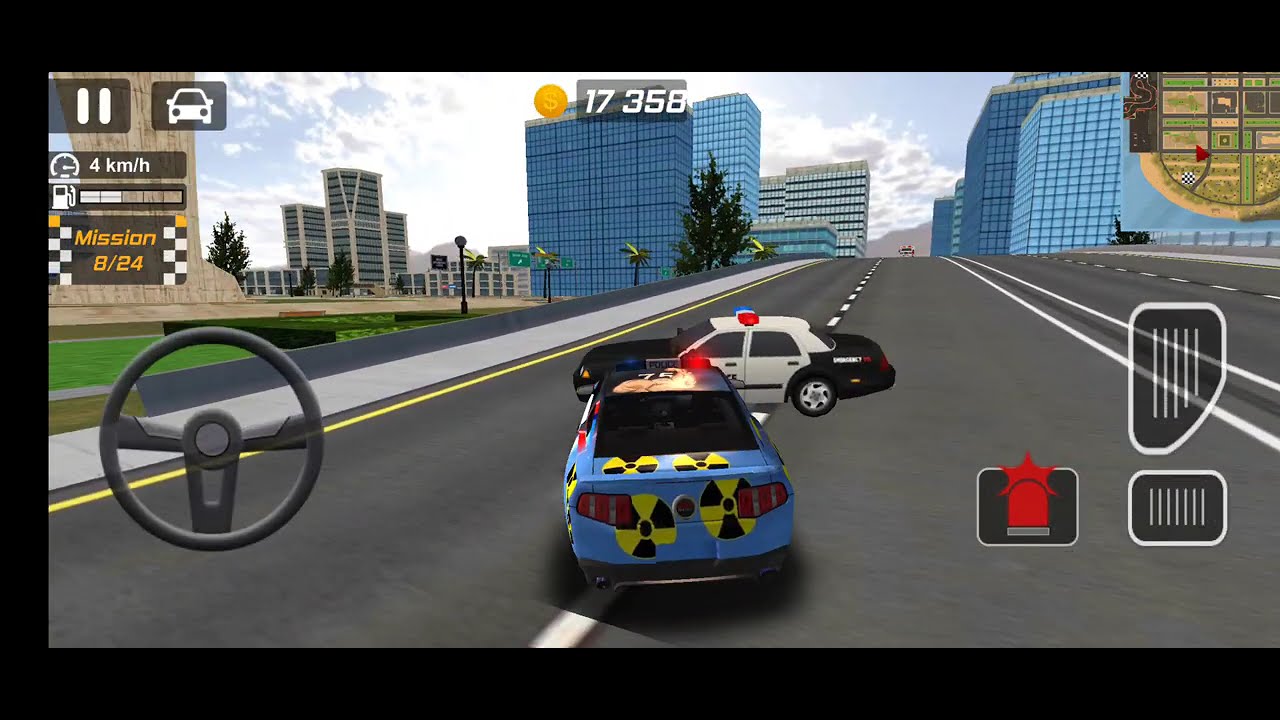 Police Car Simulator Crash on Street -Android Gameplay- carpolice0 #carpolice0