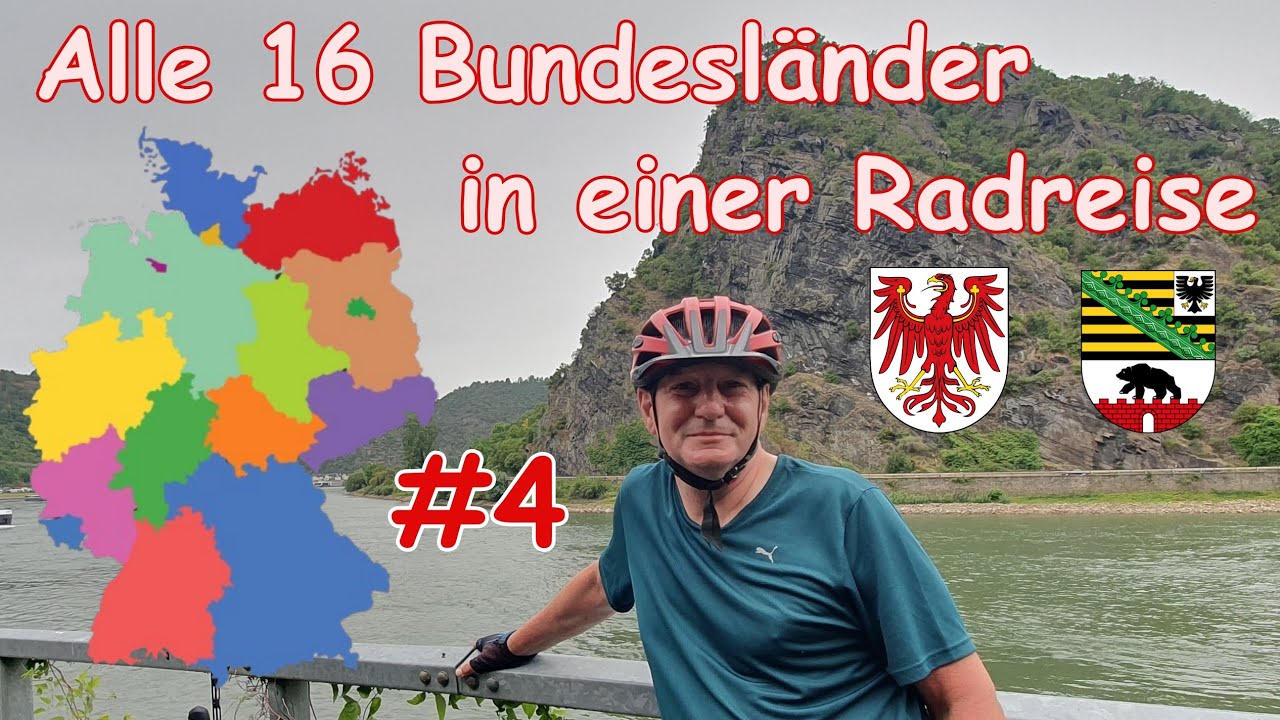 Alle 16 Bundesländer in einer Radreise / Teil 4 /  Von Potsdam nach Lutherstadt-Wittenberg