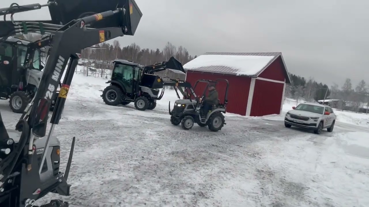 Landtrac 4wd med lastare
