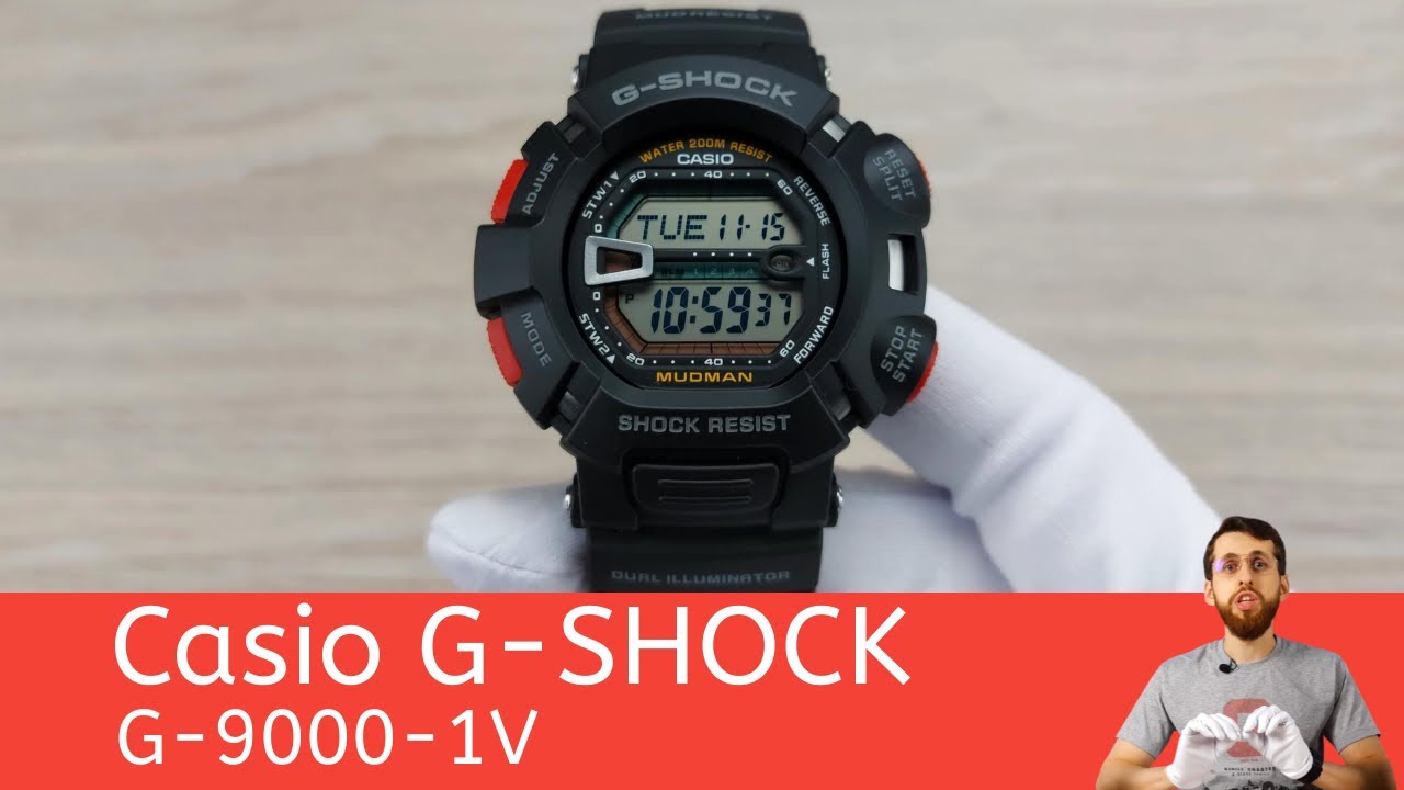 Легенда с двумя секундомерами / Casio G-SHOCK G-9000-1V