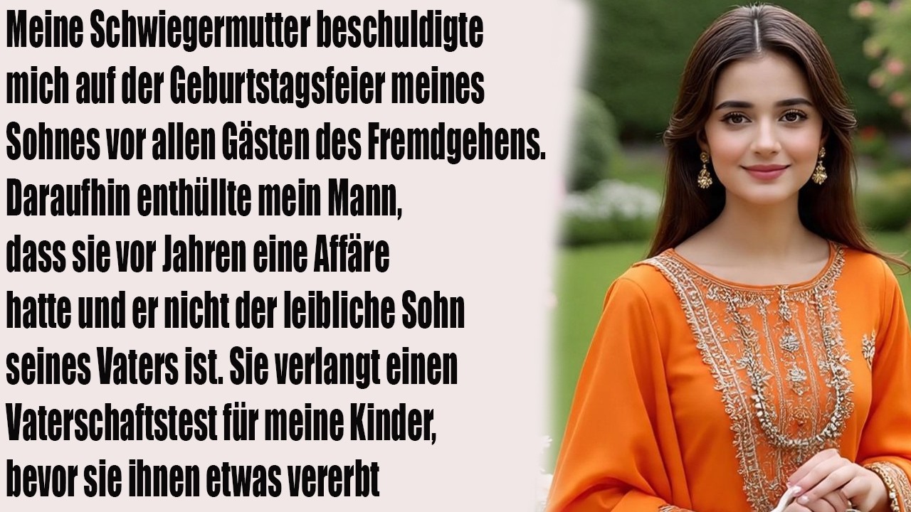Schwiegermutter beschuldigt mich auf dem Kindergeburtstag – Ehemann reagiert!