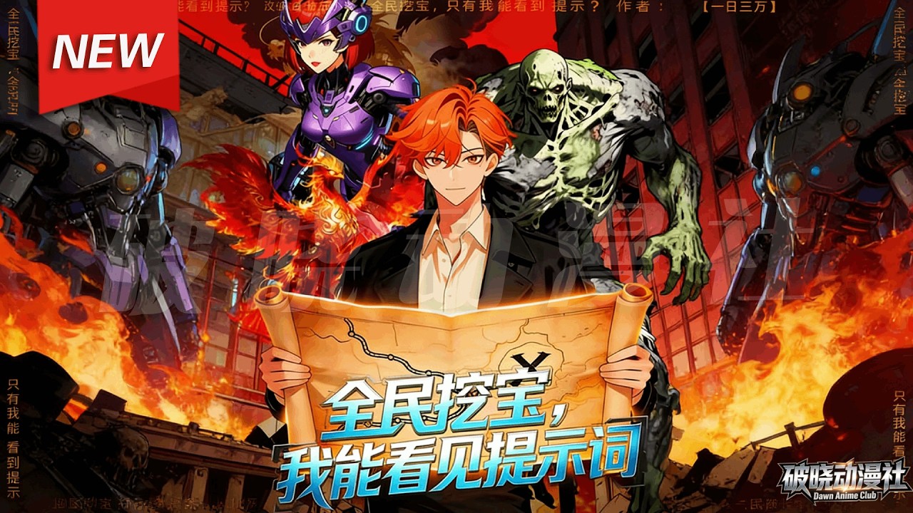 MULTISUB📢新番上线《全民挖宝，我能看见提示词》第1~70集丨苏宇穿越全民挖宝的蓝星，觉醒能看到藏宝图提示的金手指，从此百分百挖出宝物，成为守护天河市的传奇！#漫剧 #破晓动漫社