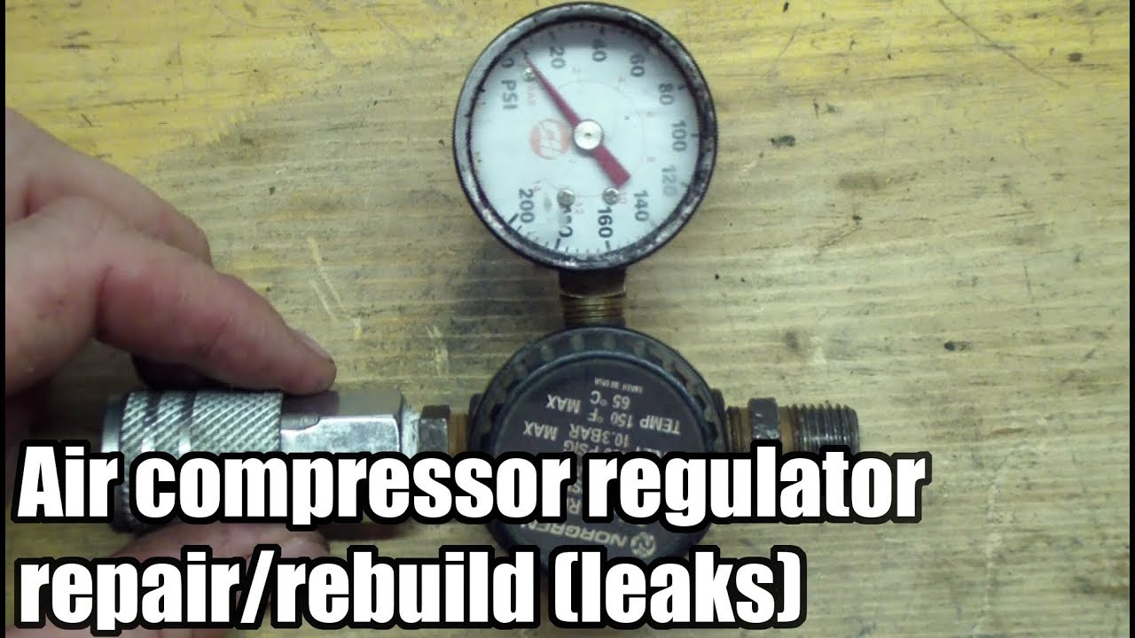 How to Repair or Rebuild Air Compressor Regulator (leaks) (Anti-Throw Away Society)
