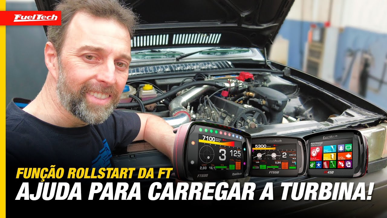 Carregar a turbina com o carro andando? Conheça a função RollStart da FuelTech.