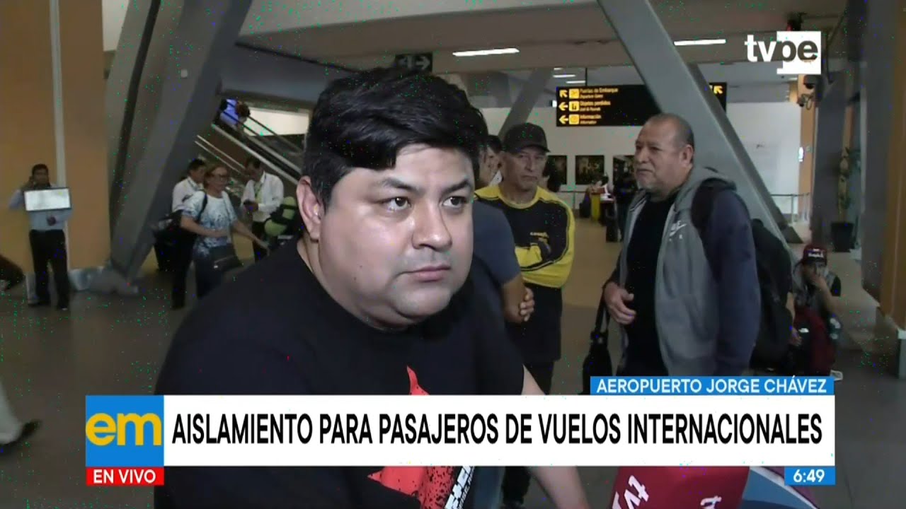 COVID-19: se ejecutan controles preventivos en aeropuerto Jorge Chávez