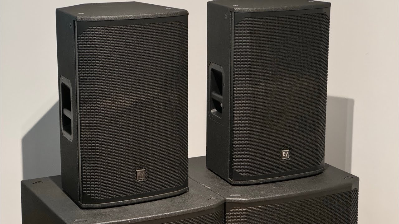 EV EKX 15p + EKX 18sp Sound test 5600 watt!