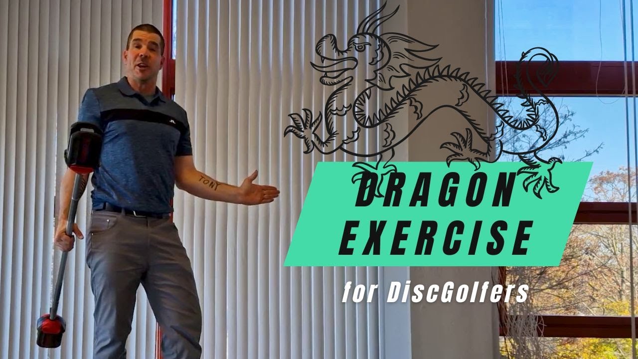The dragon exercise for discgolfers