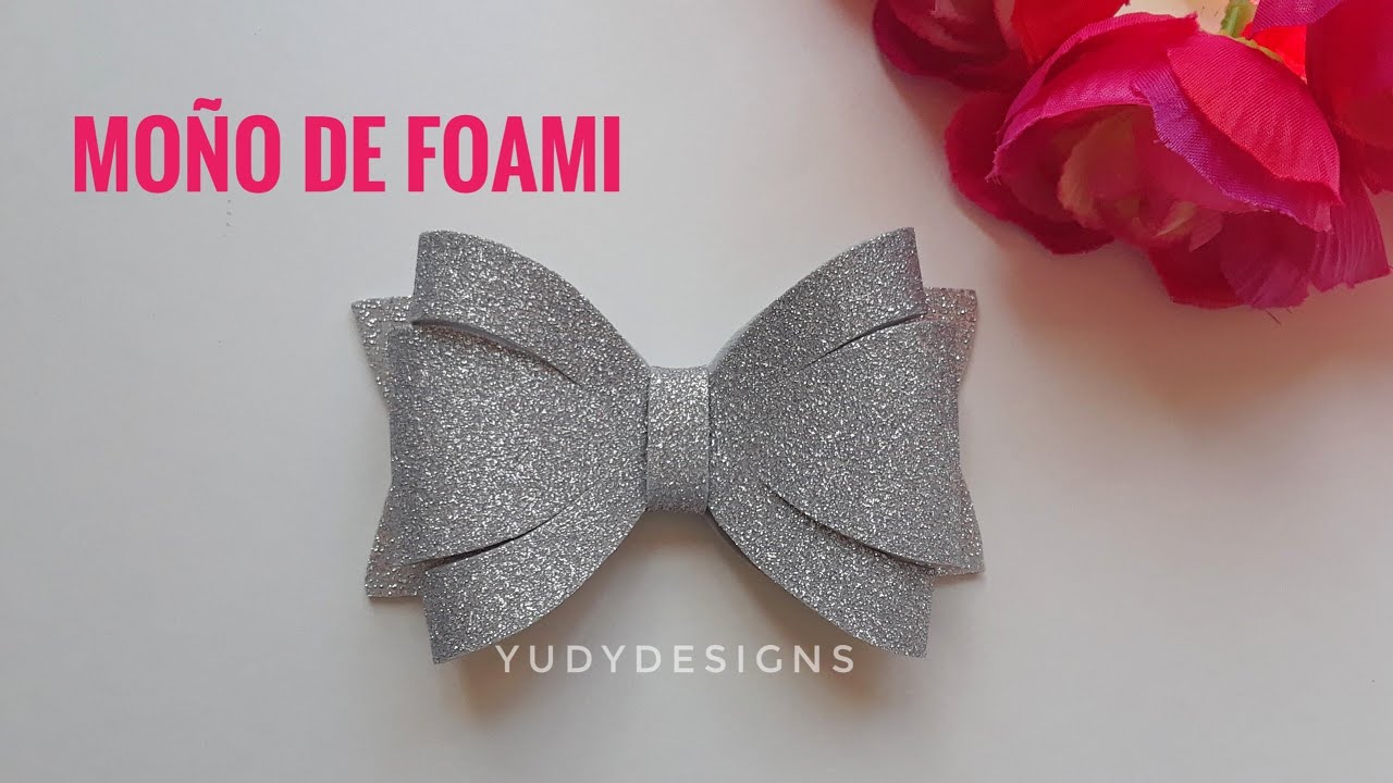 Como hacer un molde para moños de vinil, foami y fieltro | Molde para Laços | Hair Bows Templates