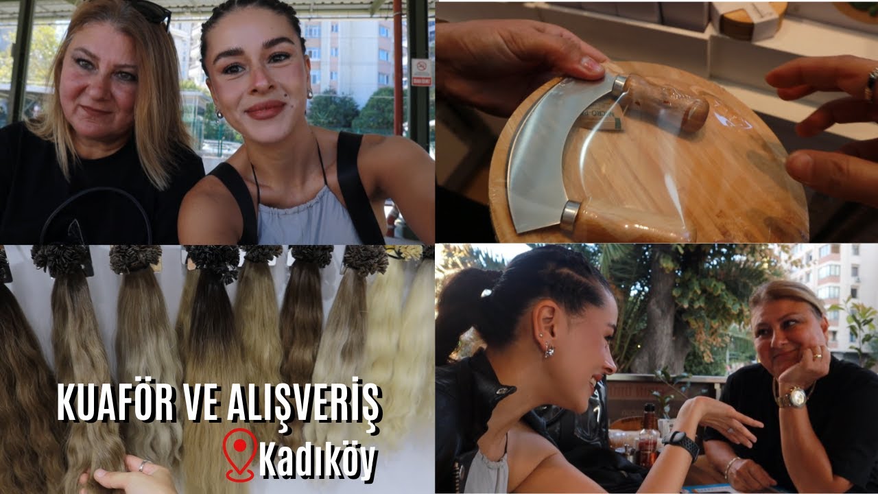 Annemle değişim için kuafördeyiz | Beraber geziyoruz📍Kadıköy