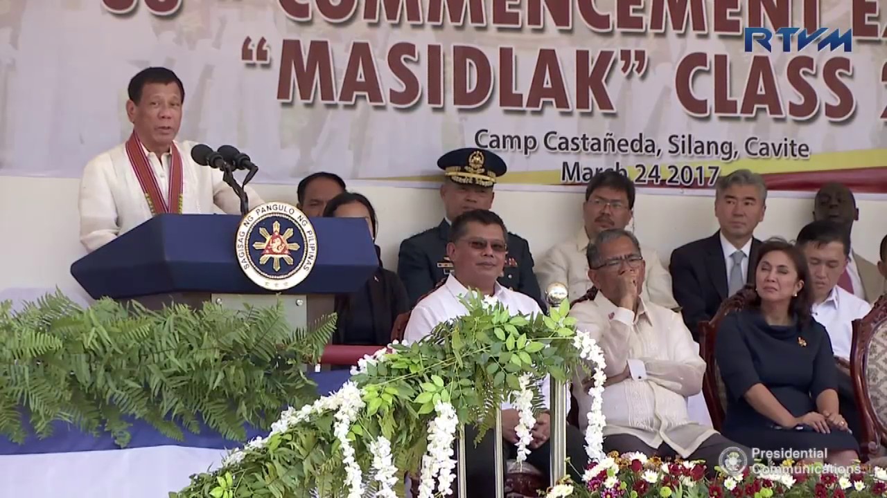 38th Commencement Exercises of the Philippine National Police Academy (Speech) 3/24/2017