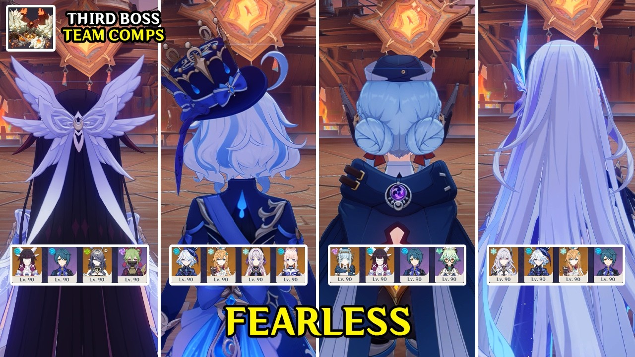 Stygian Onslaught 6.3 – Lv. 5 Fearless | Third Boss (Ineffa,Skirk,Furina,Columbina) | Genshin Impact