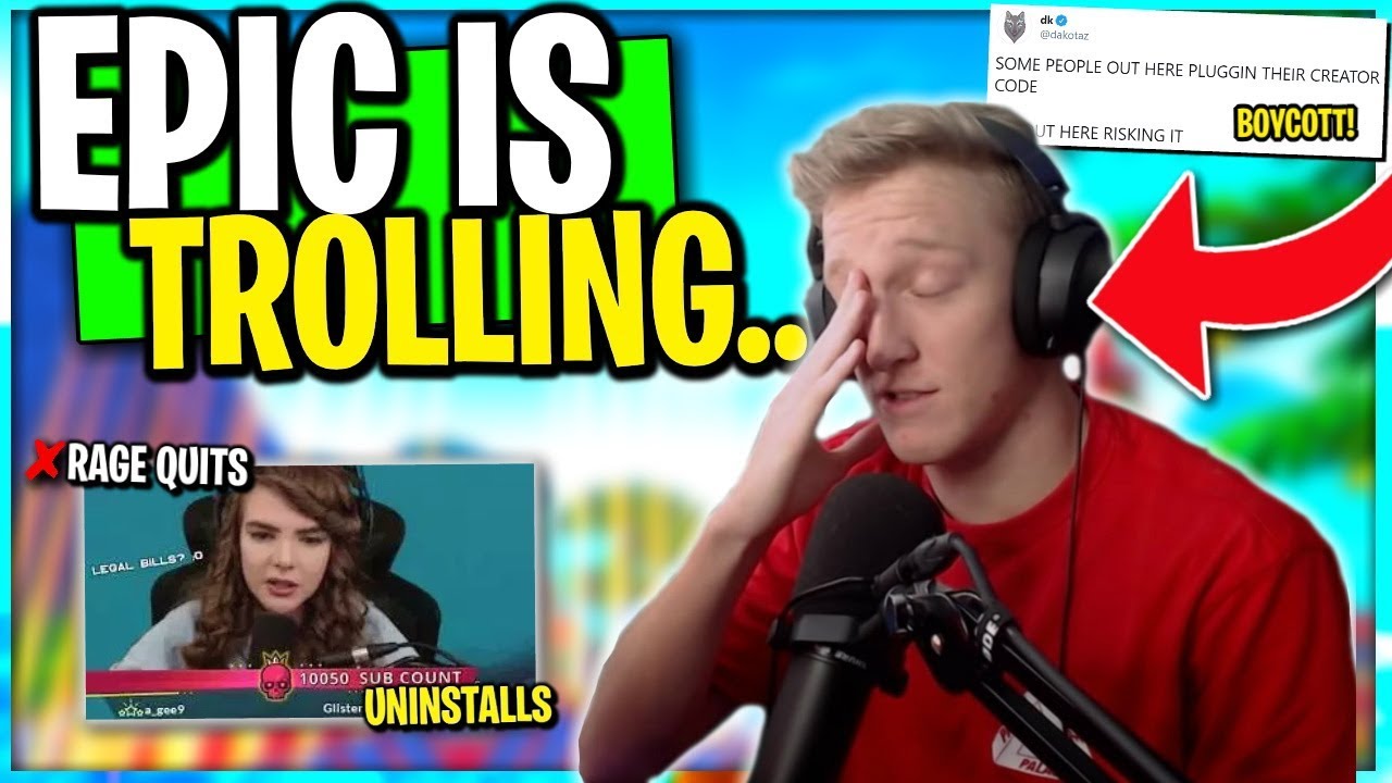 Pros Uninstalling and Boycotting Epic.. Tfue Proves Epic Wrong on Mech