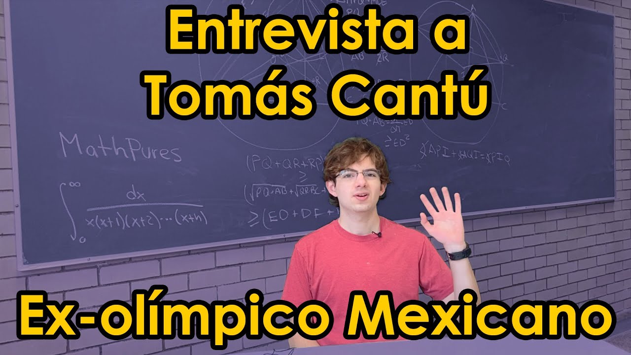 Entrevista a Tomás Cantú EX-OLÍMPICO MEXICANO CON MEDALLA DE ORO EN LA IMO @TomásCantú