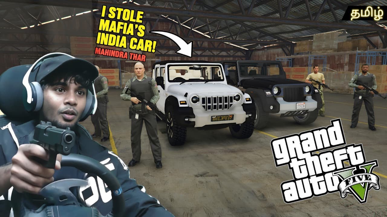 I Stole India’s Mahindra Thar from Los Santos Mafia 😱 | GTA 5 Tamil