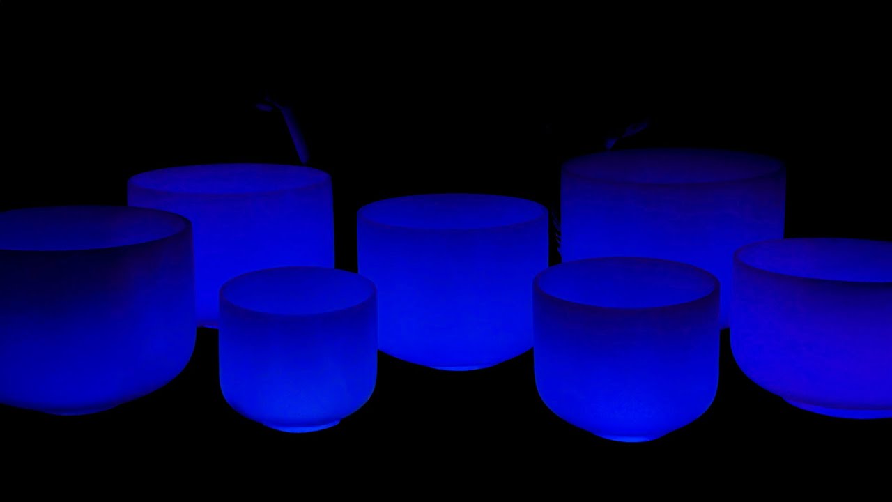 Release Tension - Deep Sleep & Chakra Healing Crystal Bowls - 432Hz Healing Sound Bath