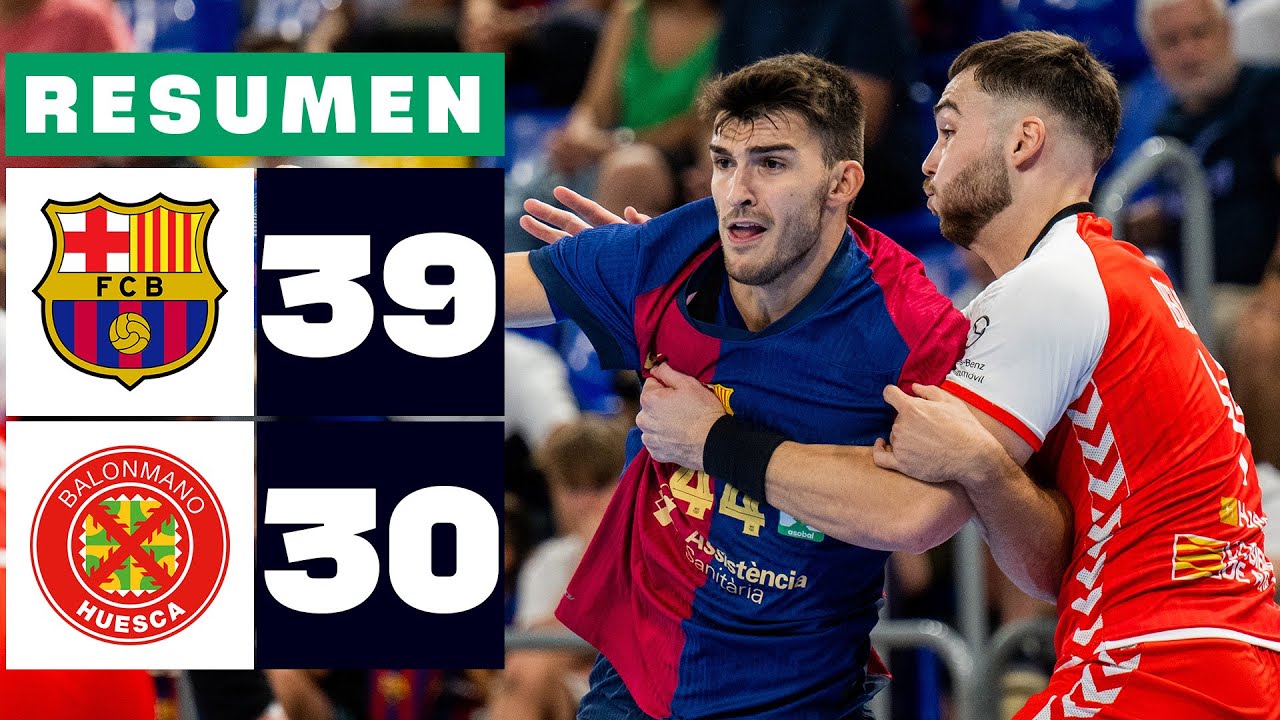 BARÇA 39-30 BADA HUESCA | RESUMEN LIGA PLENITUDE