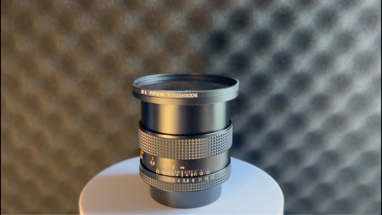 This is the Contax Carl Zeiss Distagon 25mm f/2.8 (retro-focus) Chapter 63