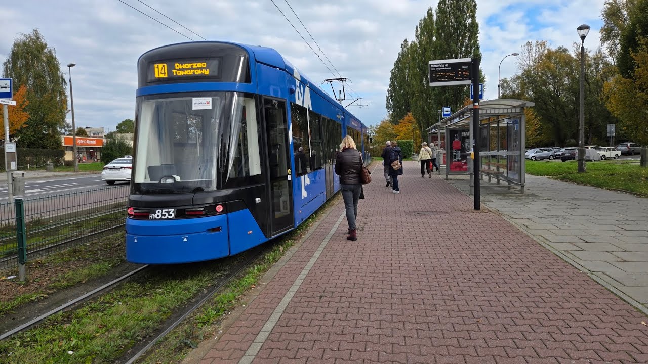 Stadler Tango #HY853 (MPK Kraków - linia 14)