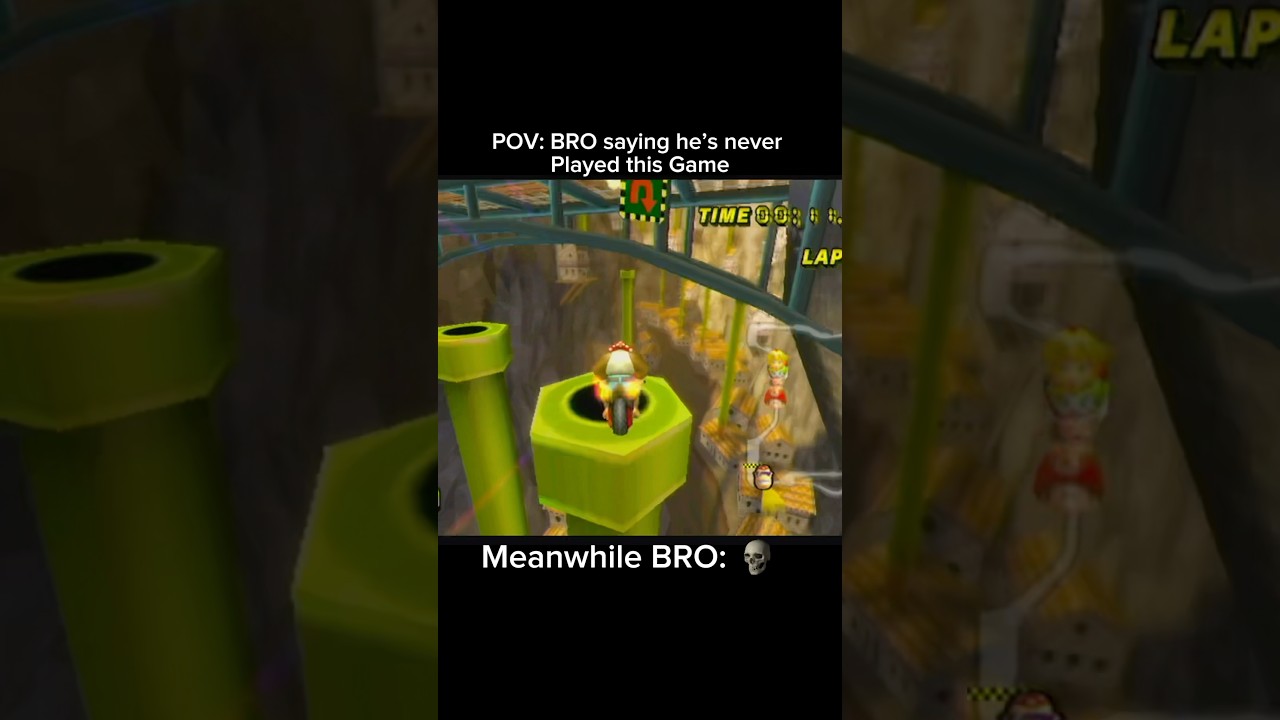 Mari Kart Wii Short Cuts are WILD💀#mariokart #gaming