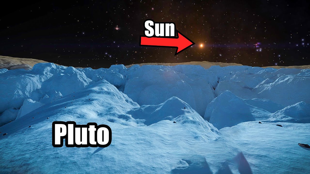 पृथ्वी से 7 अरब Km दूर सूरज कैसा दिखता है? (A View from Pluto)