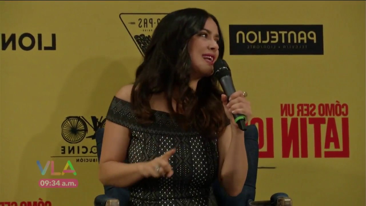 Salma Hayek defiende a Luis Miguel durante conferencia de prensa