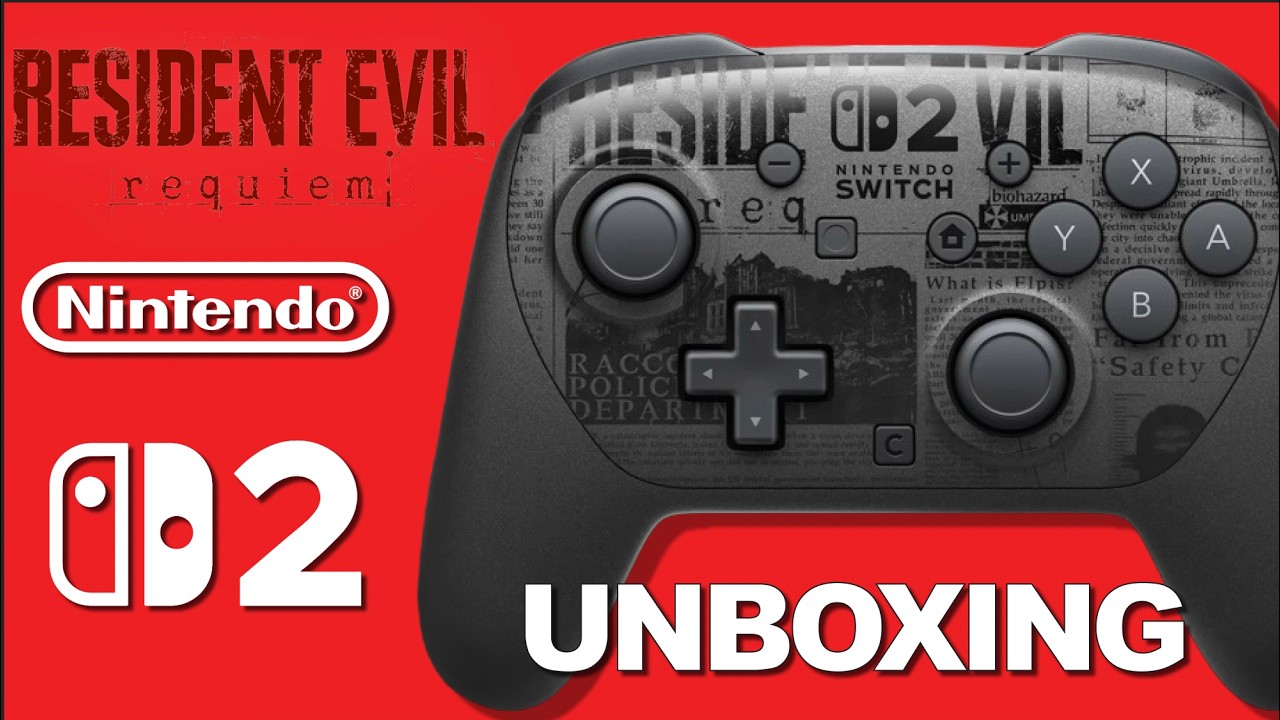FIRST Limited Switch 2 Controller?! 😱 Resident Evil Requiem Unboxing 🔥