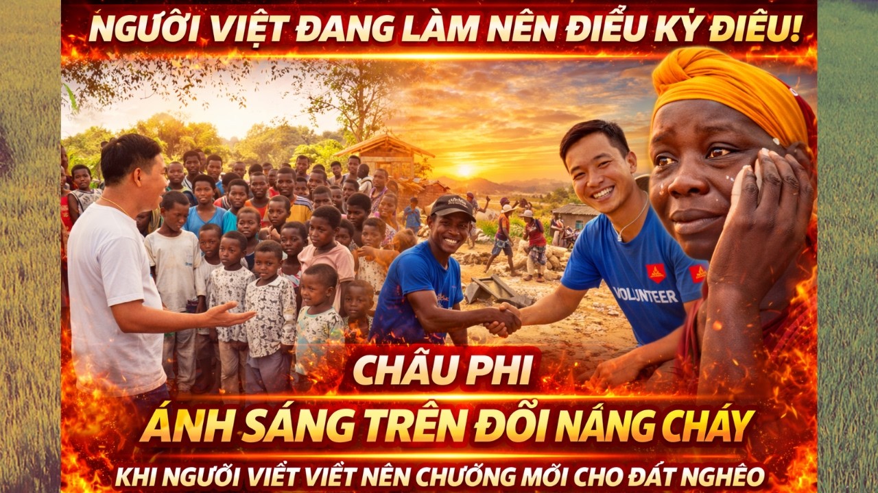 CHÂU PHI |ÁNH SÁNG TRÊN ĐỒI NẮNG CHÁY | KHI NGƯỜI VIỆT VIẾT NÊN CHƯƠNG MỚI CHO ĐẤT NGHÈO