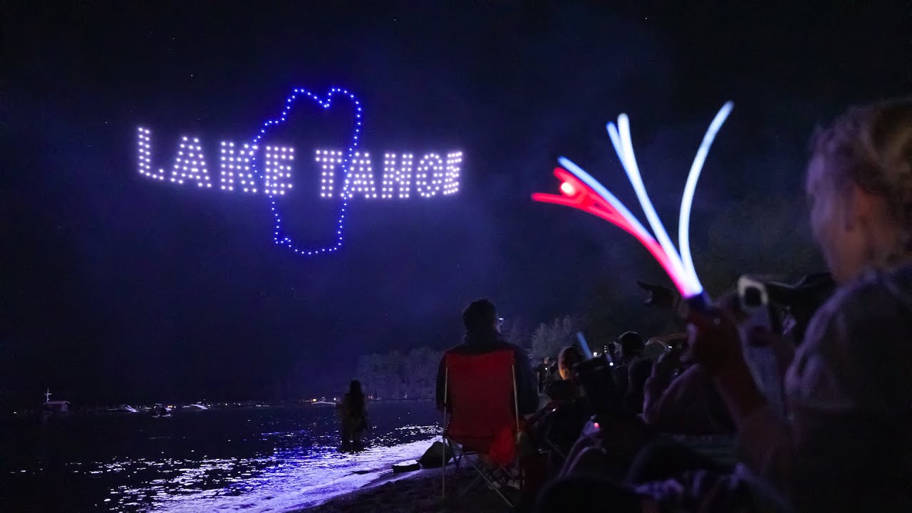 Drones REPLACE fireworks in Lake Tahoe this Fourth of July