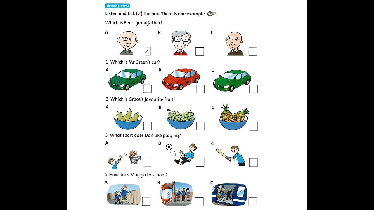 Подготовка к экзамену Starters 2nd: Практический тест Starters, страница 85