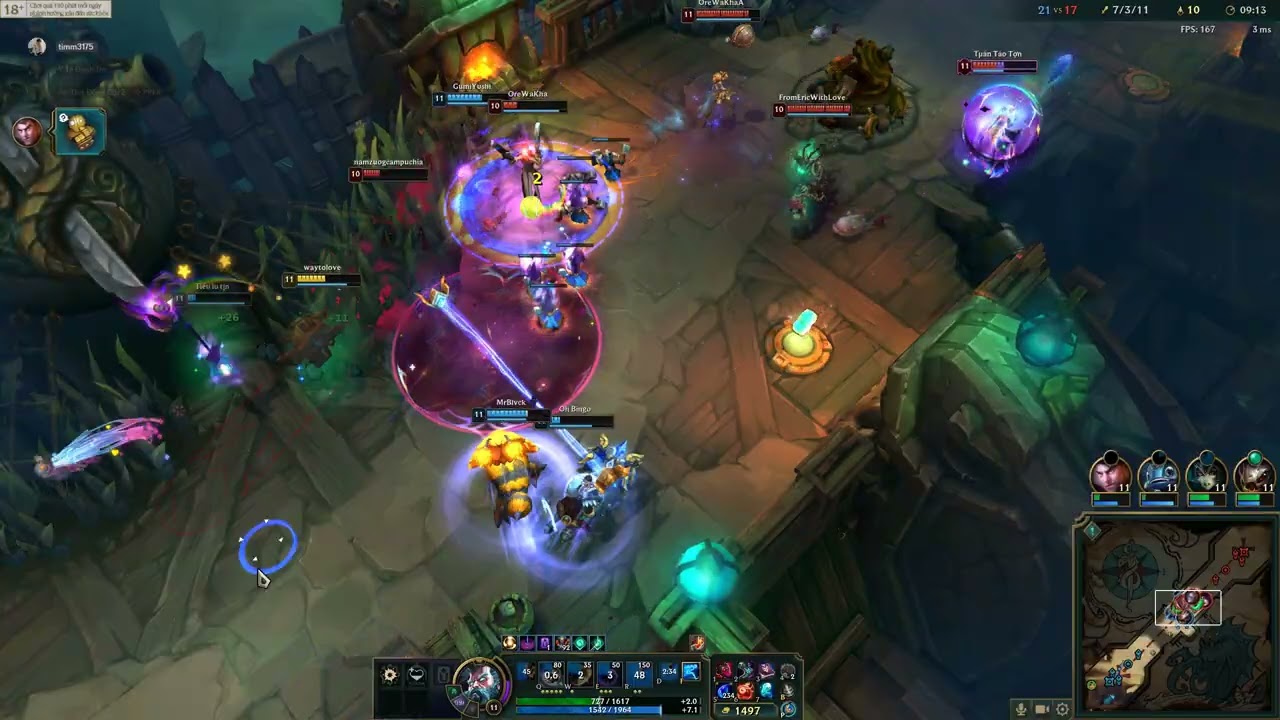 Zilean Aram Hỗn Loạn chơi khó chịu phết