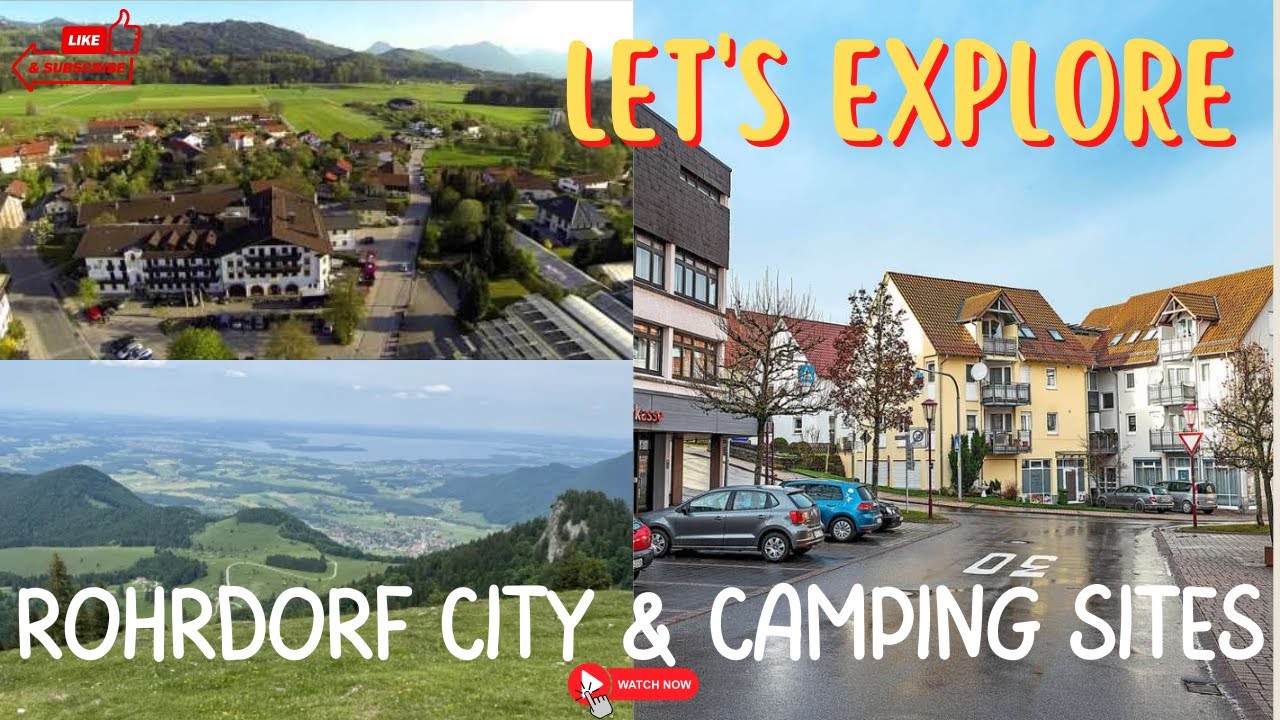 Let's explore a driving tour of Rohrdorf City and It's Camping Sites, Rohrdorf, Germany 🇩🇪