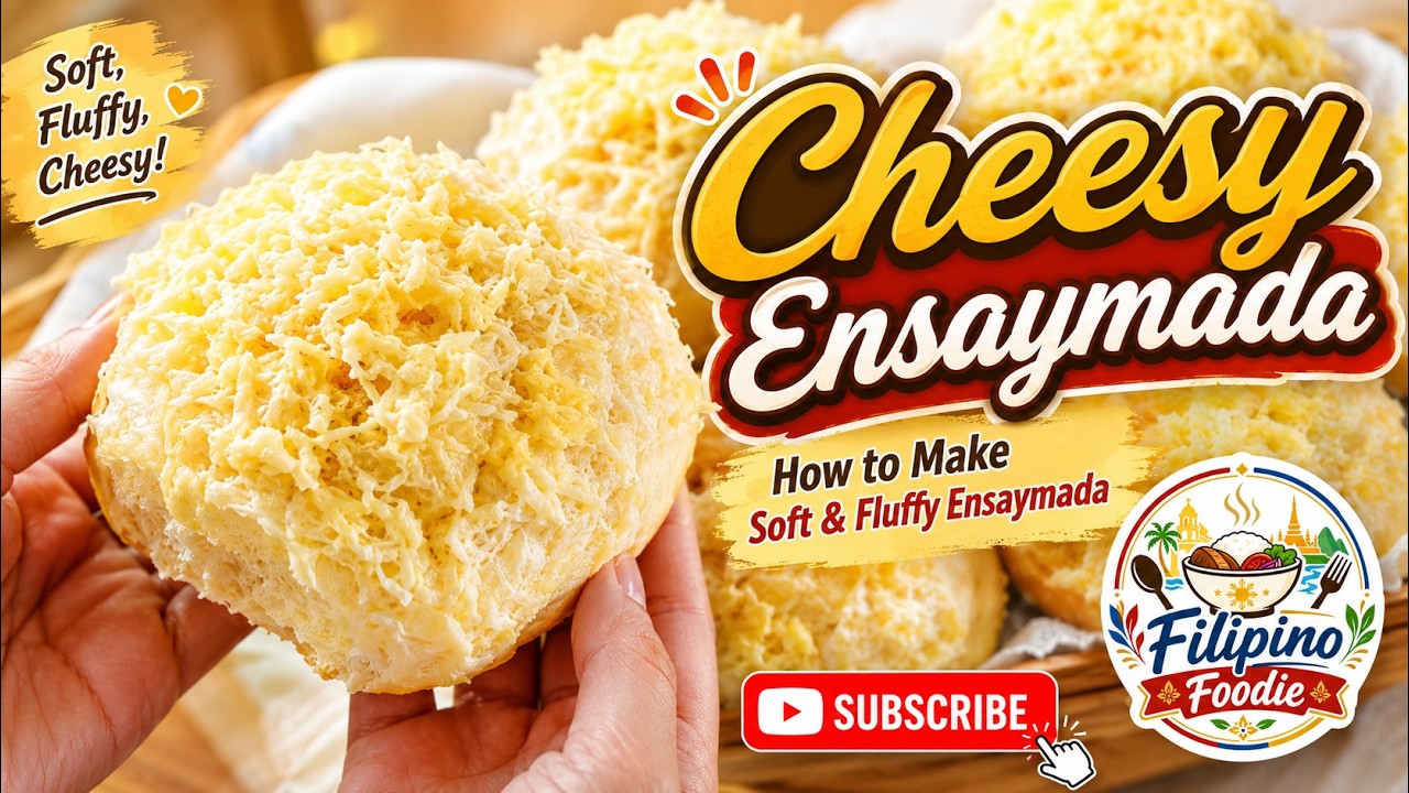 Cheesy Ensymada | How to make soft and fluffy ensymada