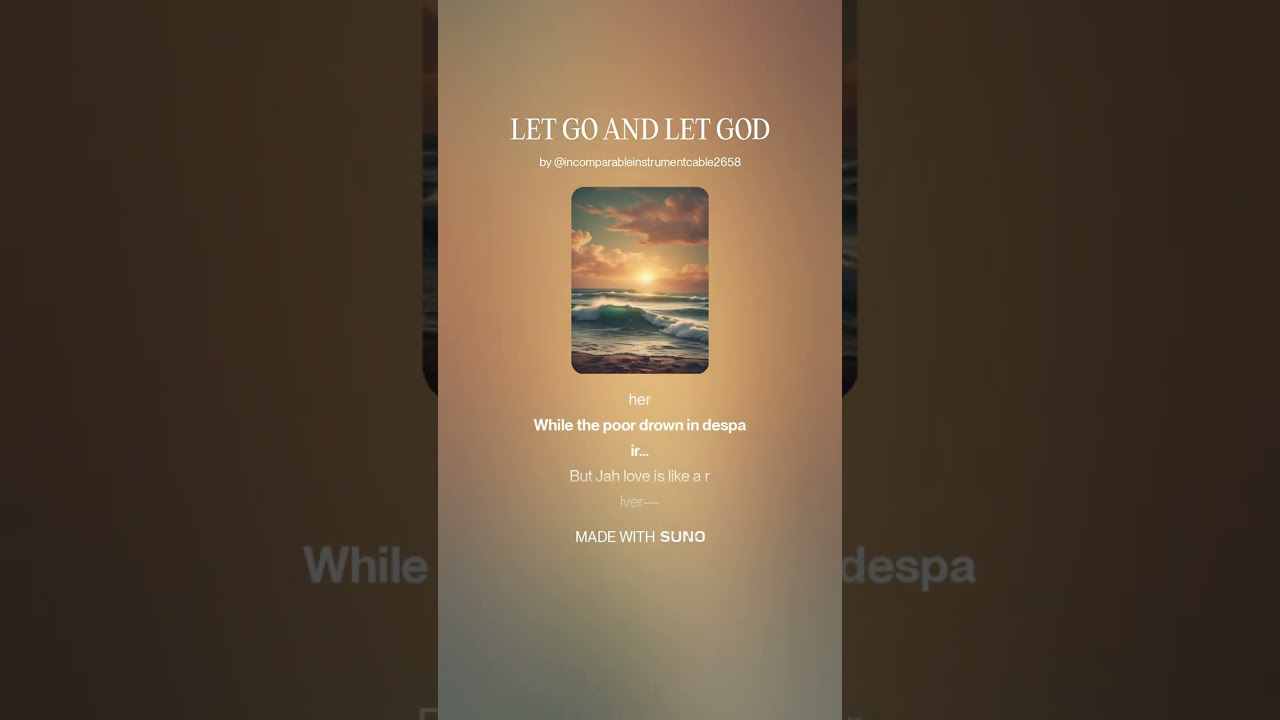 LET GO AND LET GOD