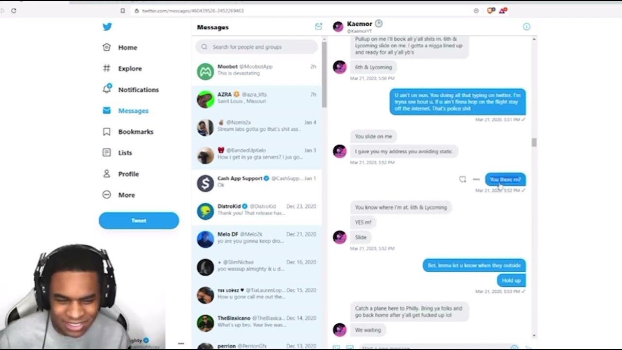 Almighty Jay EXPOSING an INTERNET G*NGSTER  *SHOWS DM'S*...