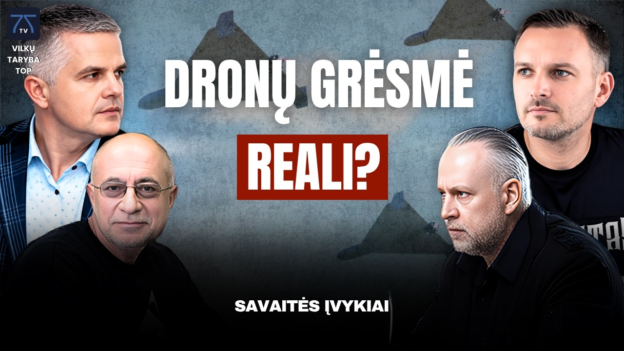 Ar Lietuva pasiruo&scaron;usi? Dronai ir oro gynybos spragos | Vilkų Taryba TOP