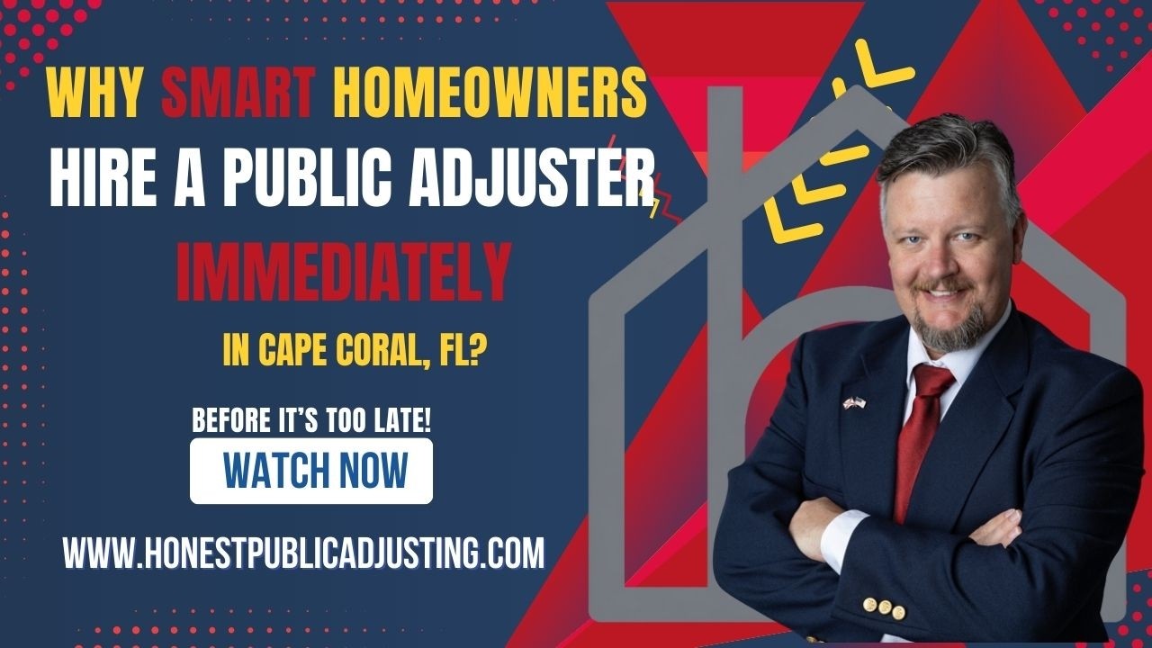 Why Smart Homeowners Hire a Public Adjuster Immediately in Cape Coral? 🏠 (Before It’s Too Late!)”