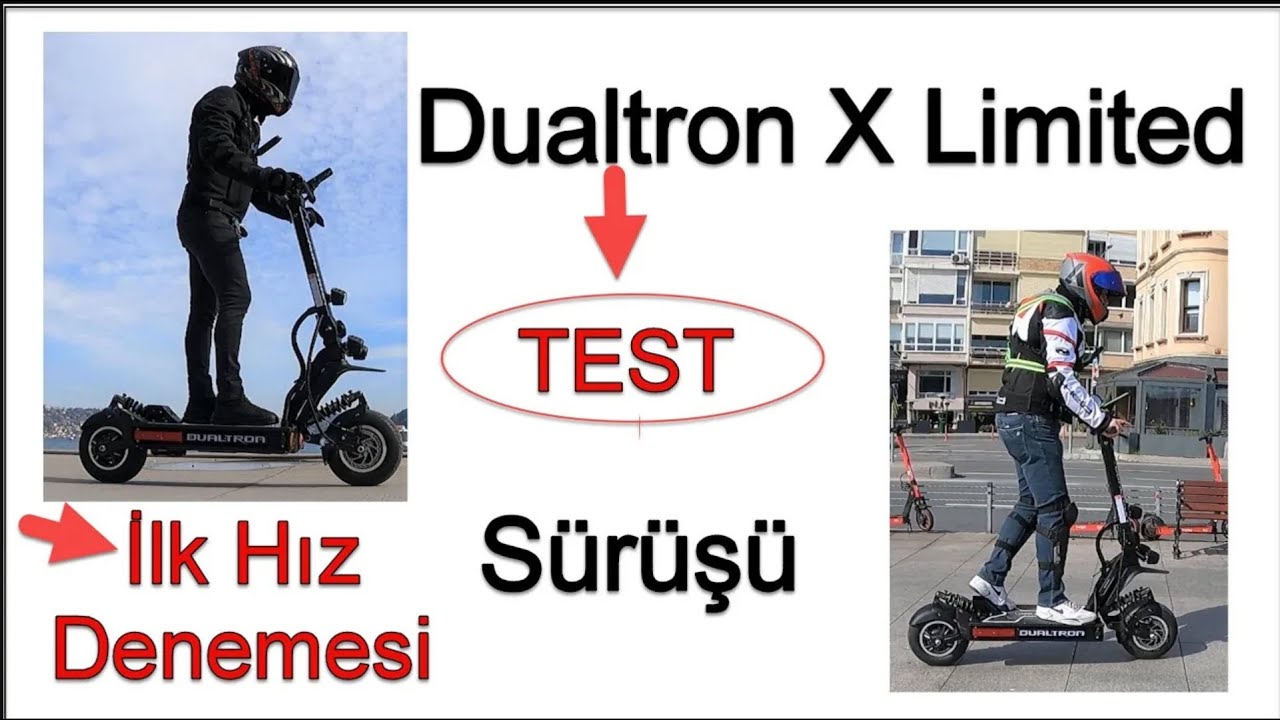 DUALTRON X LIMITED ELEKTRİKLİ SCOOTER TEST SÜRÜŞÜ İLK HIZ DENEMESİ (BEN DE DENEDİM)
