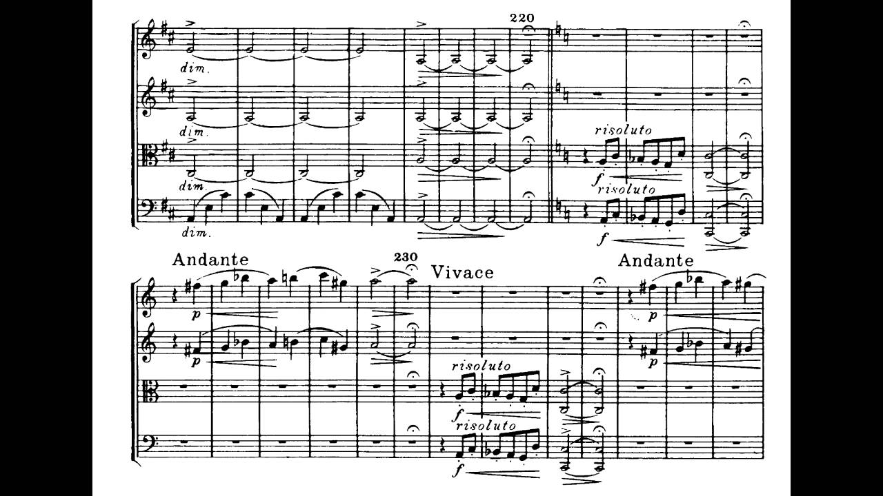 Borodin: String Quartet № 2—IV. Finale.