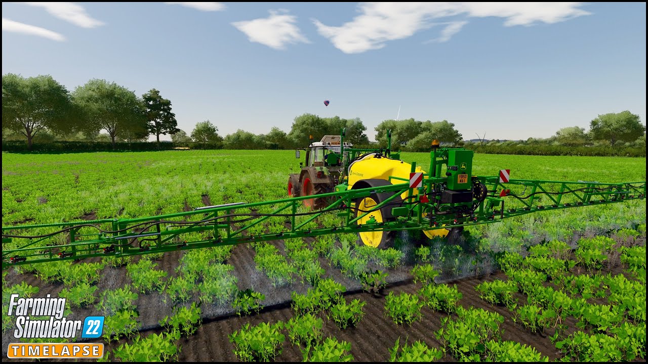 Weeds Control. Making & Hauling Straw Square Bales | #CourtFarm Ep.93 | Farming Simulator 22