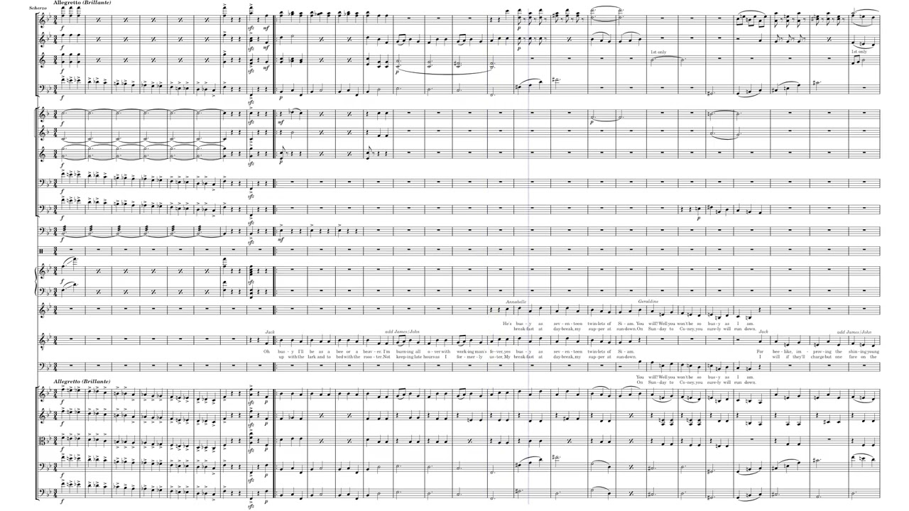 This is My Busy Day (The American Maid) - John Philip Sousa (Full Orchestra and Chorus)