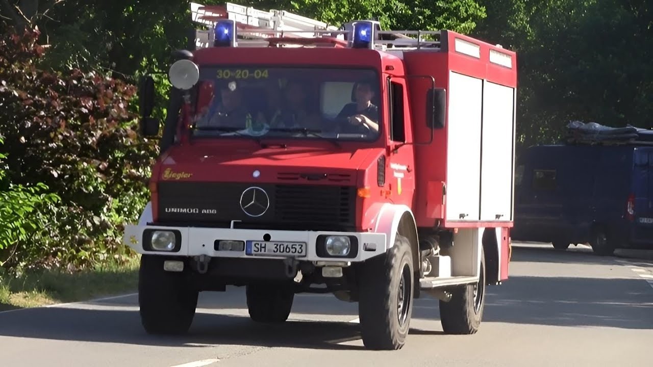 [Waldbrand Mielkendorf] Einsatzfahrten FF + LZG/TEL + SEG Kreis Rendsburg-Eckernförde