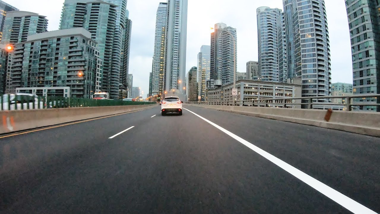 Driving all of the Gardiner Expressway and the Don Valley Parkway